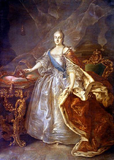 Ivan Argunov Portrait of Catherine II of Russia China oil painting art